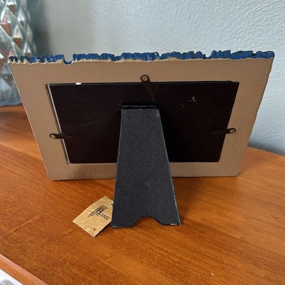 De Leon Home Collection Texas Star Steer Plants 6x4 Picture Frame Red White Blue - Picture 3 of 3